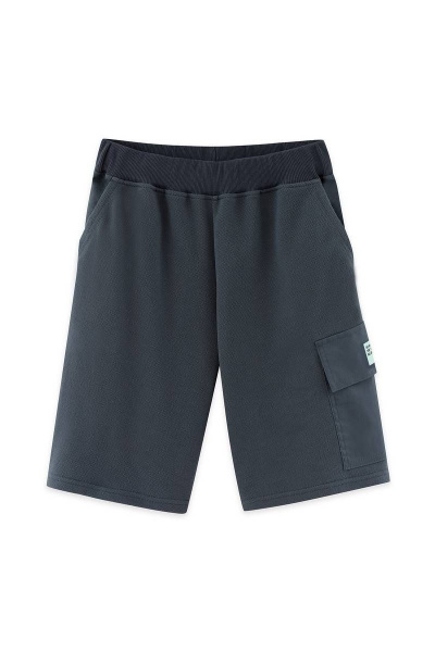 Летние серые шорты из трикотажа для мальчика Bell Bimbo 220155 графит - фото 1