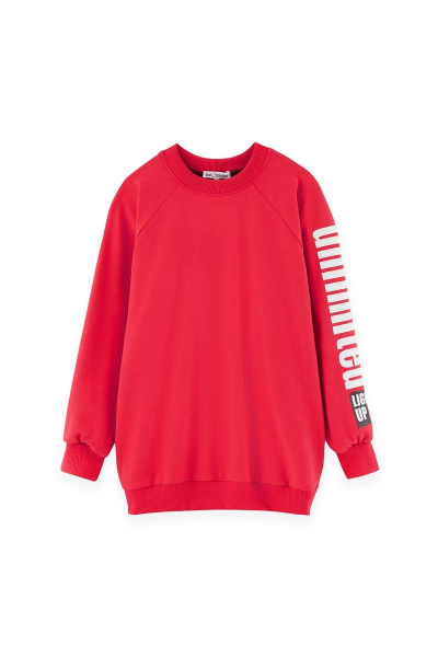 Джемпер для мальчика из трикотажа с цифровой печатью Bell Bimbo 220164 красный - фото 2