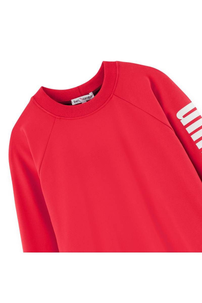 Джемпер для мальчика из трикотажа с цифровой печатью Bell Bimbo 220164 красный - фото 3