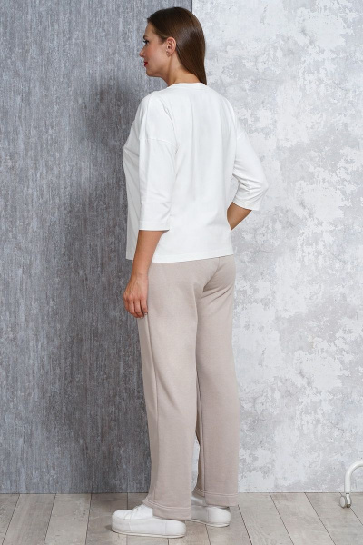 Брюки, джемпер, жакет Медея и К 2101 молочный - фото 12