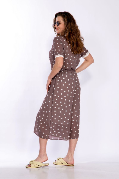 Шикарный костюм из шифона с шортами для летнего образа Belinga 2242 - фото 4