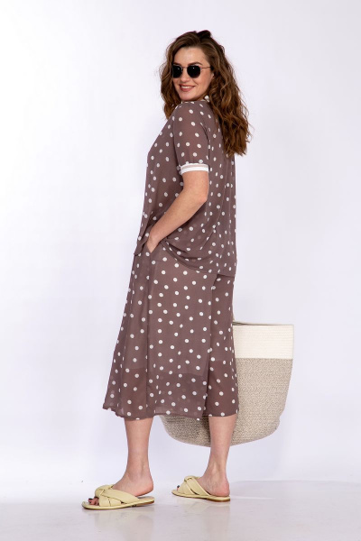 Шикарный костюм из шифона с шортами для летнего образа Belinga 2242 - фото 2