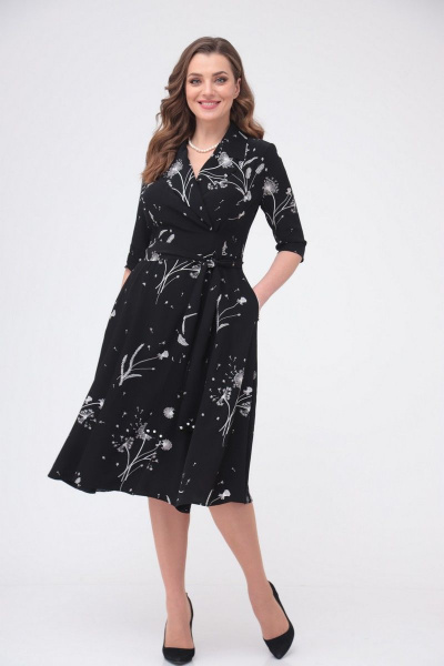 Платье T&N 7226 черный - фото 10