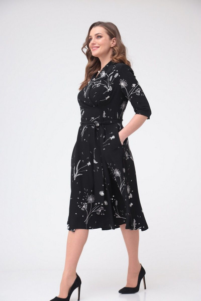 Платье T&N 7226 черный - фото 5