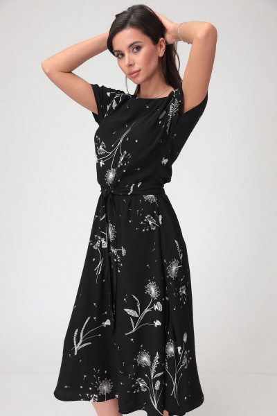 Платье T&N 7231 черный - фото 3
