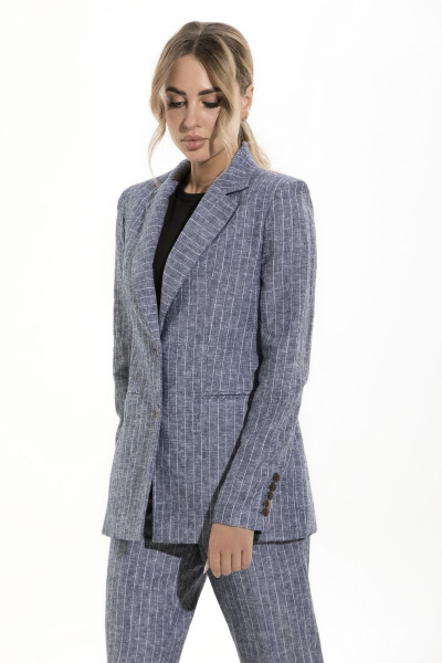 Брюки, жакет Golden Valley 6525 синий - фото 3