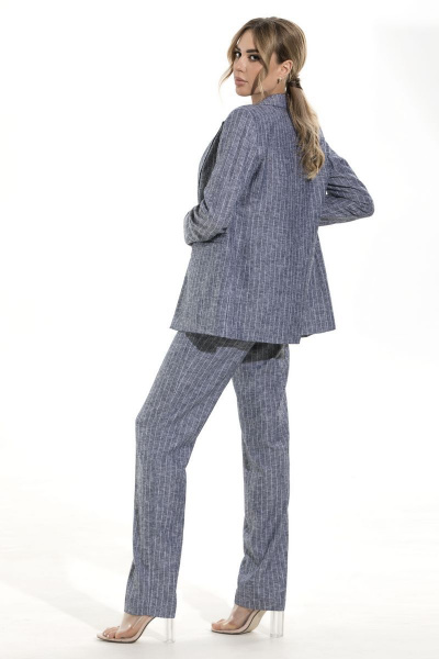 Брюки, жакет Golden Valley 6525 синий - фото 5