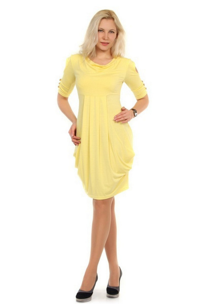 Круглогодичное элегантное платье без лишних деталей Irena Star 213 - фото 1