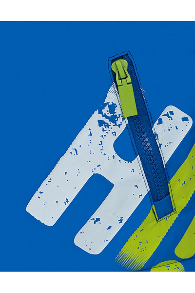 Демисезонная куртка с яркими принтами и подкладкой из хлопка Bell Bimbo 191207 василек - фото 4