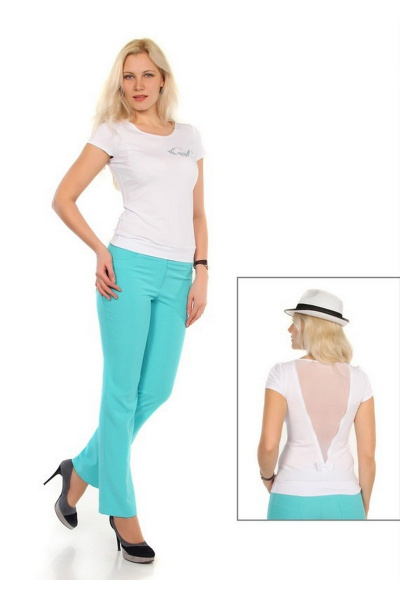 Брюки и майка круглый год универсальный комплект из ткани Irena Star 215 - фото 1