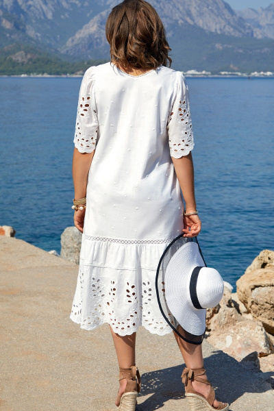 Платье Vittoria Queen 15433 белый - фото 4