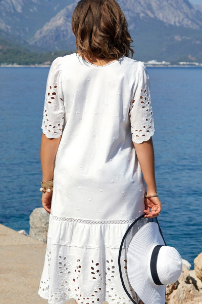 Платье Vittoria Queen 15433 белый - фото 3