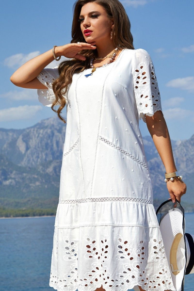 Платье Vittoria Queen 15433 белый - фото 2