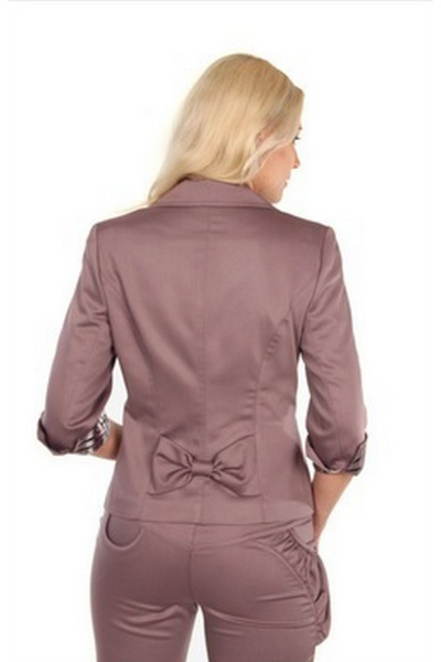 Брюки и жакет круглый год элегантный комплект без декора Irena Star 217 - фото 2