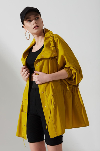 Жакет оверсайз из тонкой плащёвой ткани с карманами DAVYDOV 9034 - фото 1