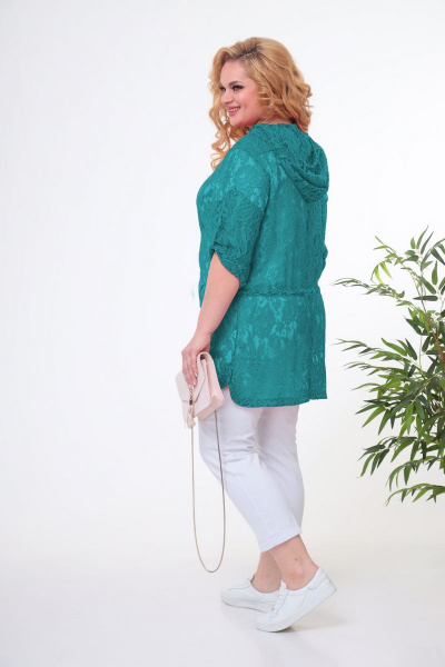 Блуза Anastasia 795 изумруд - фото 2