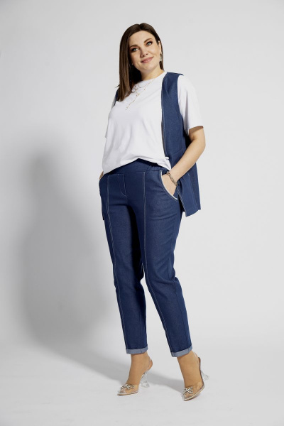 Жилет BegiModa 7003 темно-синий - фото 6