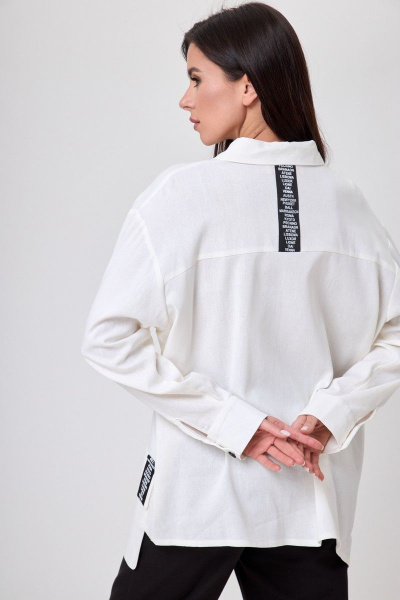 Рубашка Anelli 1252 белый_лен - фото 7