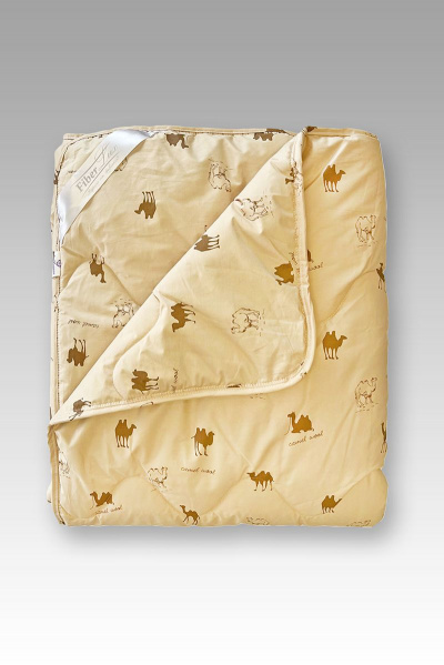 Всесезонное одеяло из верблюжьей шерсти с тиком 205х150 Файбертек В.2.06 - фото 3