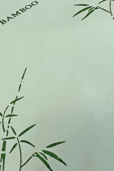 Подушка зеленая из хлопка с бамбуковым волокном Файбертек 68*48.С.Б - фото 3