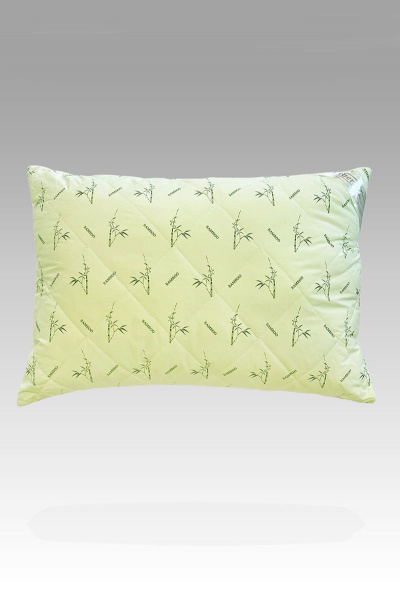 Подушка зеленая из хлопка с бамбуковым волокном Файбертек 68*68.С.Б - фото 5