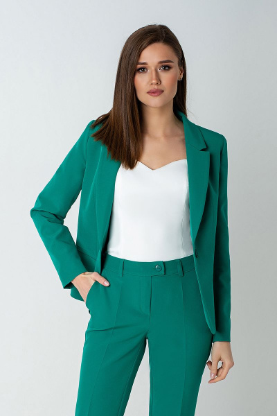 Жакет MARIKA 413/1 изумруд - фото 2