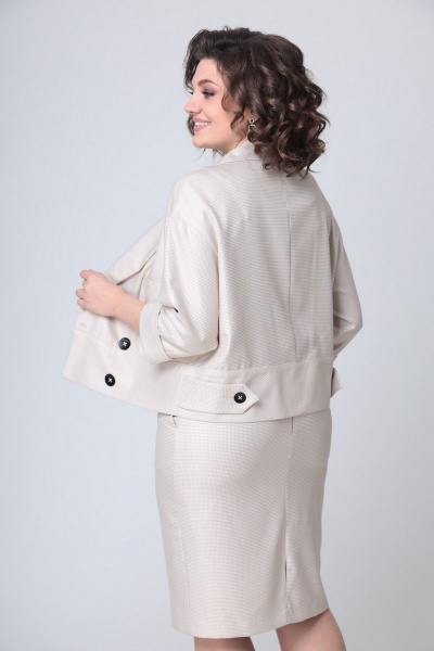 Жакет, юбка Bonna Image 585 бежевый - фото 7