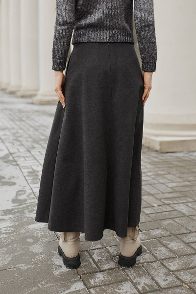 Юбка Legend Style S-011 темно-серый - фото 4