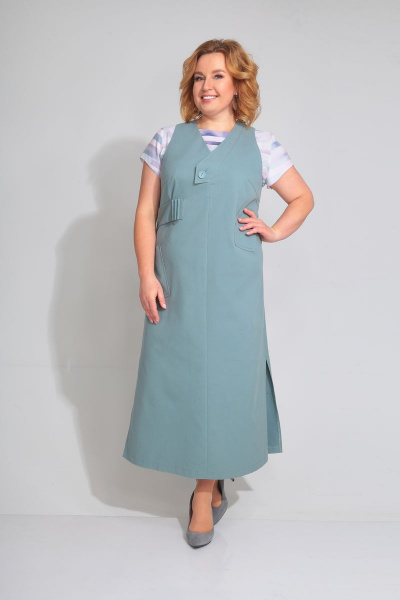 Майка, сарафан Golden Valley 6378 св.мох - фото 1