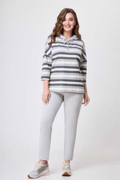 Брюки, туника DaLi 2606 серый - фото 3