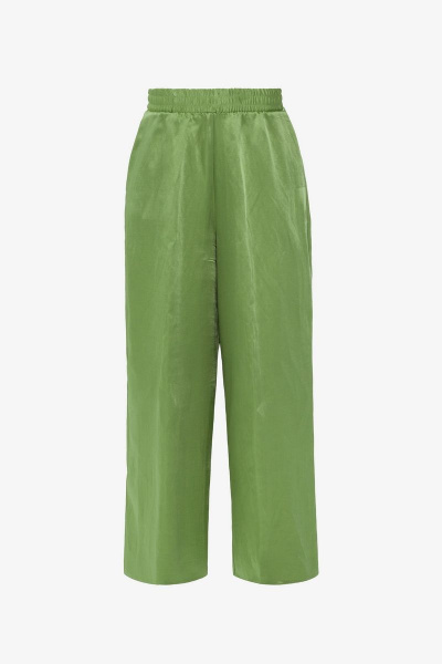 Летние брюки из вискозы в зеленом цвете Elema 3К-11806-1-164 зелёный - фото 1