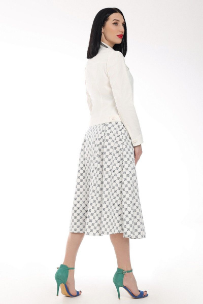 Куртка, юбка Мода Юрс 2400 молочный_принт - фото 3
