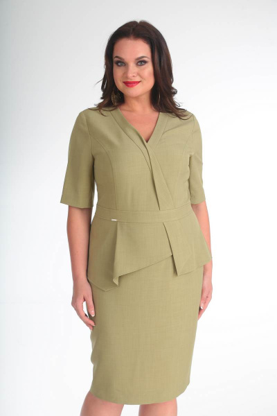Платье Danaida 1619 хаки - фото 3