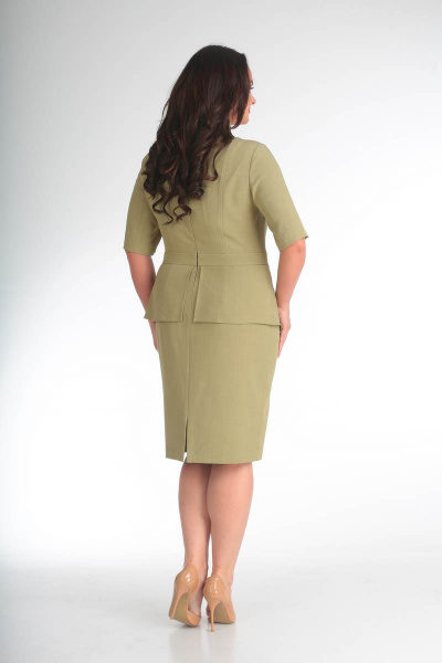 Платье Danaida 1619 хаки - фото 4