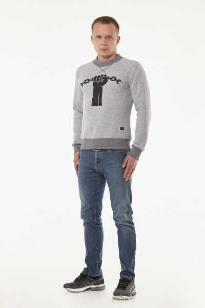 Джемпер GuliGuli Бк-69 меланж,цепь - фото 1