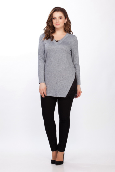 Туника Медея и К 1975 серый - фото 1