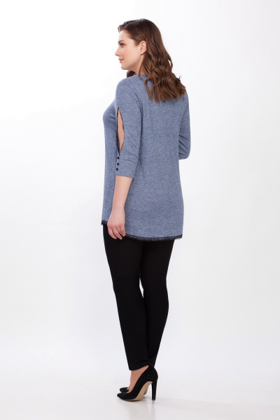 Туника Медея и К 1977 серо-голубой - фото 2
