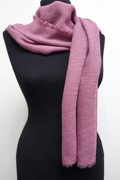 Круглогодичный шарф из букле, темно-розовый 75х190 TrendCorner 2-1-19-340 1683 - фото 1