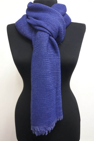 Демисезонный шарф из букле 75х190, синий TrendCorner 2-1-19-340 67 - фото 1