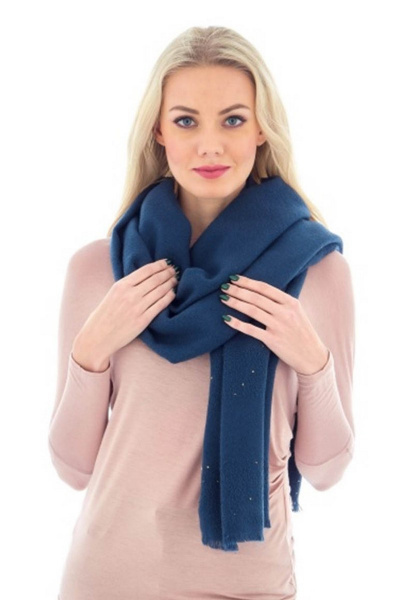 Зимний шарф из акрила с паетками 80х195, голубой TrendCorner 9-16-53-339 1400 - фото 1