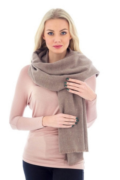 Шарф зимний в текстиле, серый, 80х195 см TrendCorner 9-16-53-339 70 - фото 1