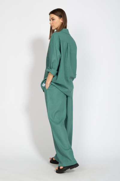 Летние брюки свободного кроя из льна Kivviwear 4076.05 - фото 11