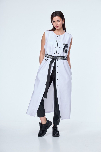 Жилет Anelli 1237 белый - фото 2