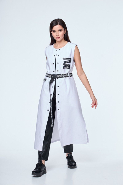 Жилет Anelli 1237 белый - фото 4