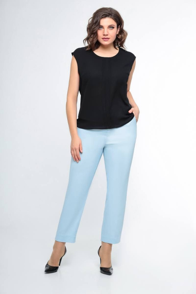 Брюки Swallow 476 нежно-голубой - фото 2