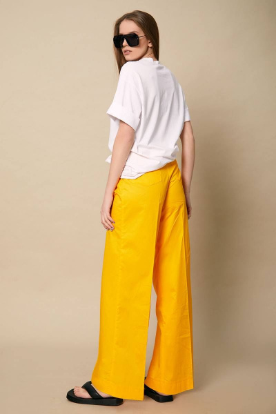 Белая oversize футболка из мягкого трикотажа Rivoli 2246 - фото 3