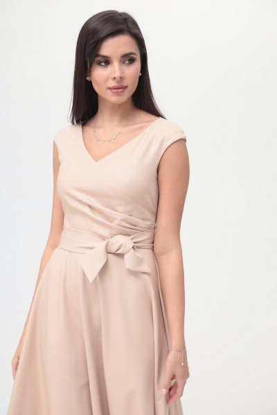Платье T&N 7153 теплый_песок - фото 2