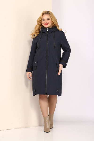 Плащ Shetti 2076 синий - фото 2