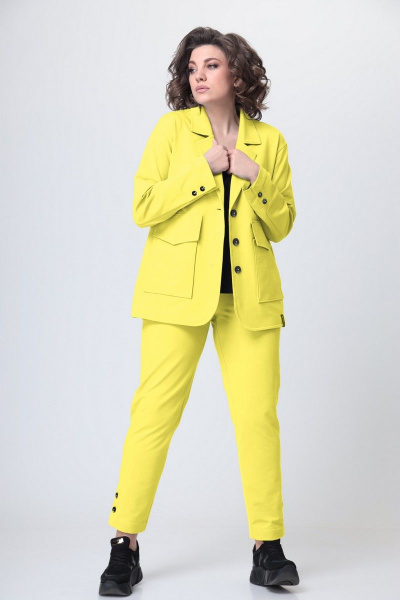 Брюки, жакет Bonna Image 707 желтый - фото 3