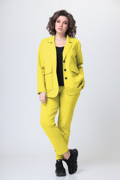 Брюки, жакет Bonna Image 707 желтый - фото 1
